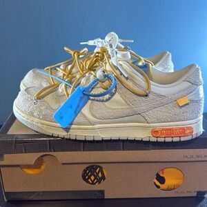 Nike dunk low off-white lot 34